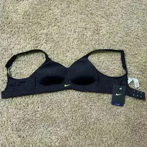 Nike Pro Hero Sports Bra Black 360 Degree High Support 620271 Size 34C
